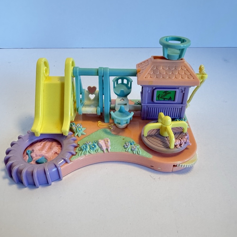 Vintage 1994 Mimi & Goo Goo Playground Bluebird Toys Park Play Set